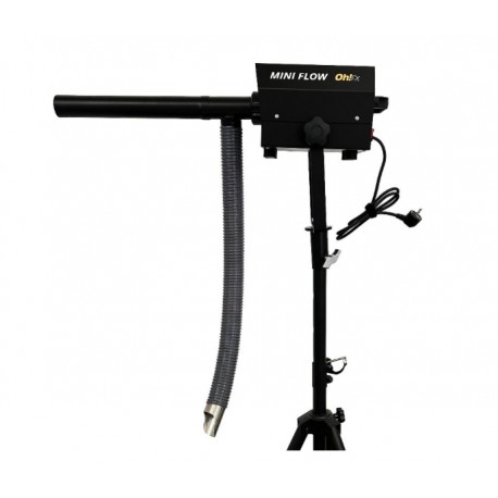 Máquina de Confeti Miniflow + Tubo flexible + Maleta de transporte rigida