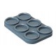 Contenedor Botes de Maquillaje al Agua A6 Gris