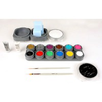 Kit de Maquillaje de Fantasía al agua Grimas Básico