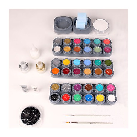 Kit de Maquillaje de Fantasía al agua Grimas Completo