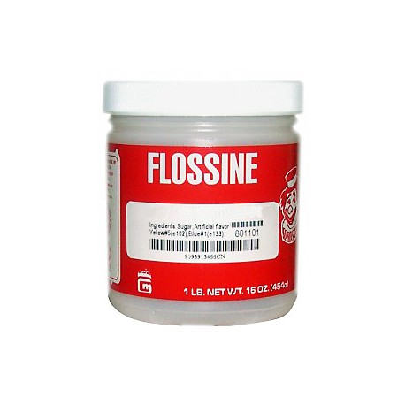 Colorante Flossine Azul Sabor Frambuesa. Bote de 454 grs.