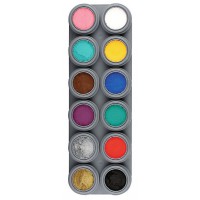 Paleta de 12 colores de Maquillaje al Agua A12